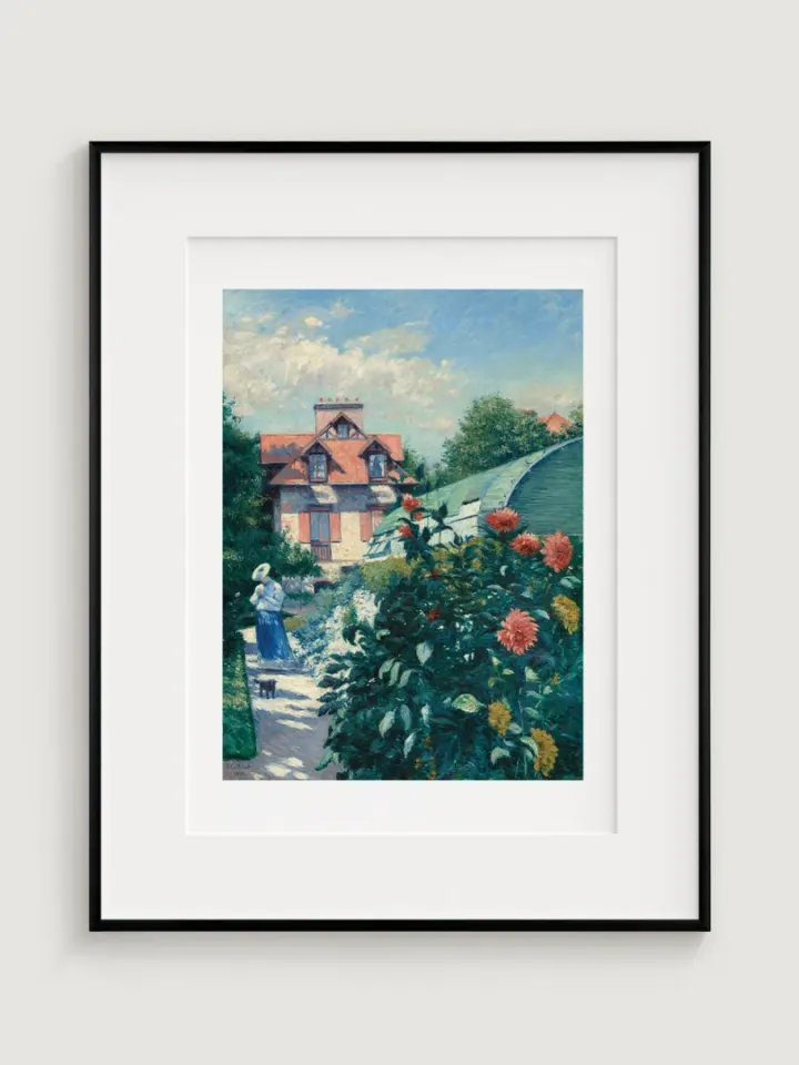 Dahlias, Garden at Petit Gennevilliers, Gustave Caillebotte, 1893