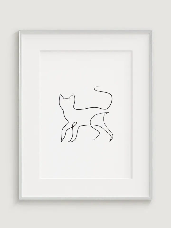 Minimalist Cat