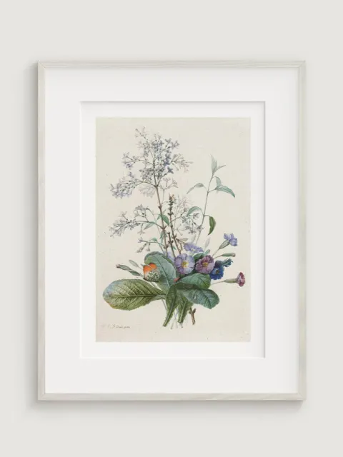 Bouquet of Flowers with Insects, Pierre Joseph Redouté, ca. 1759-1840