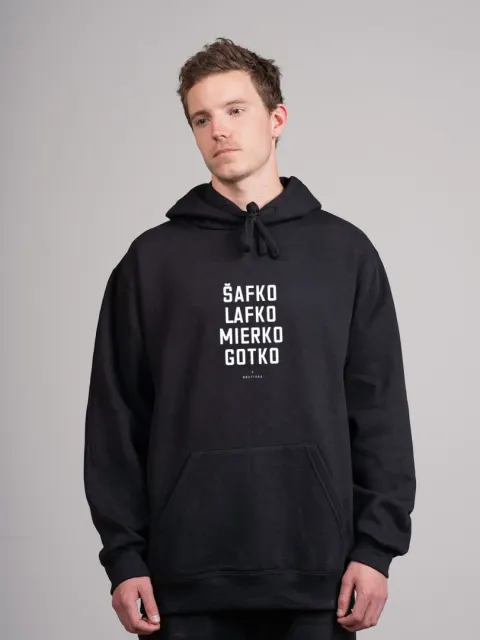 Hoodie Šafko, lafko, mierko, gotko / Bratislava / Slovakia
