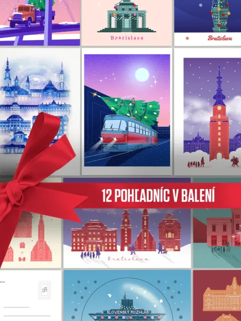 Postcards Pack Bratislava / Slovakia