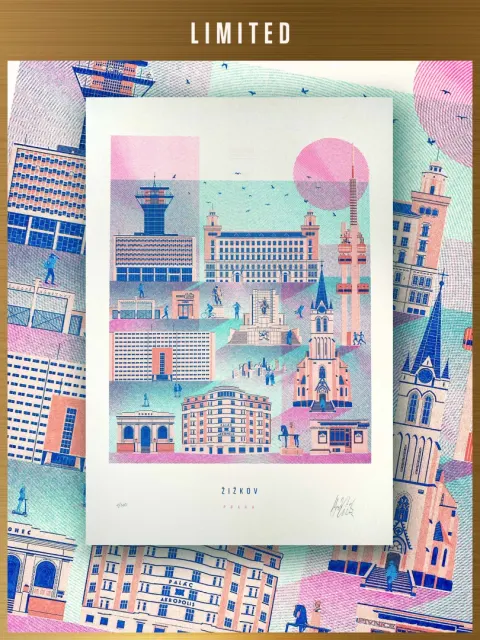 Limited Print Žižkov / Prague / Czech Republic