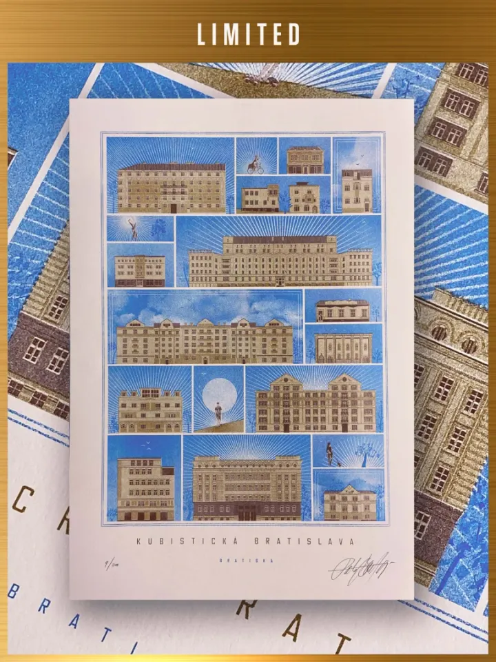 Limited Print Cubist Bratislava / Slovakia
