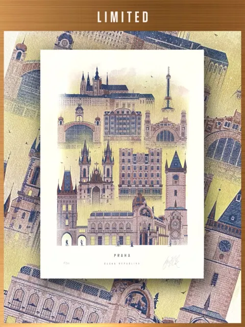 Limited Print Old Town Prague / Czech Republic