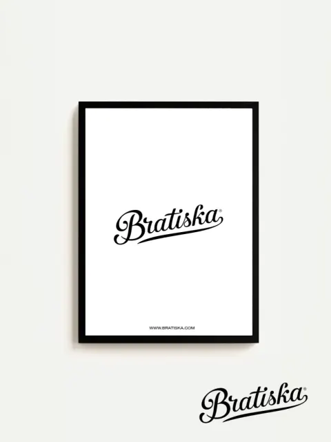 A4 Pushable frame for children in black matt