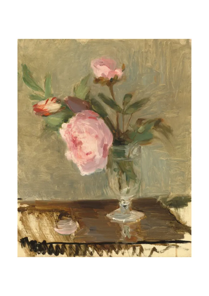Peonies, Berthe Morisot, 1869