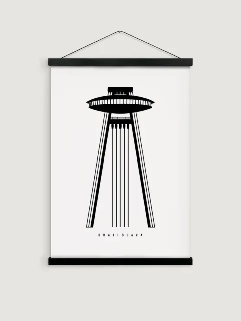 Poster Most SNP - UFO A2 / Bratislava / Slovakia
