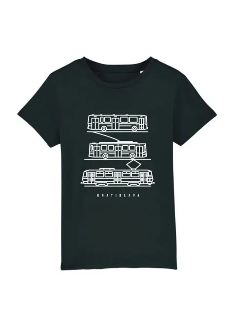 T-shirt Public Transport Kids / Bratislava / Slovakia