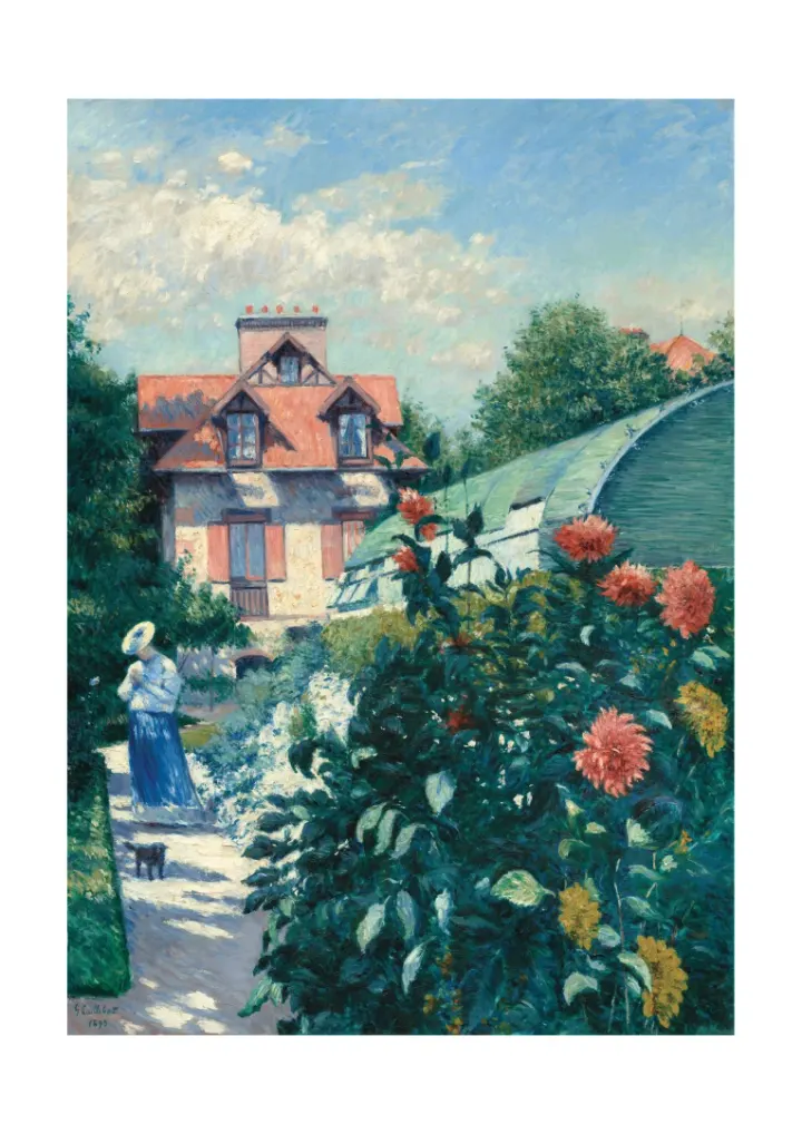 Dahlias, Garden at Petit Gennevilliers, Gustave Caillebotte, 1893