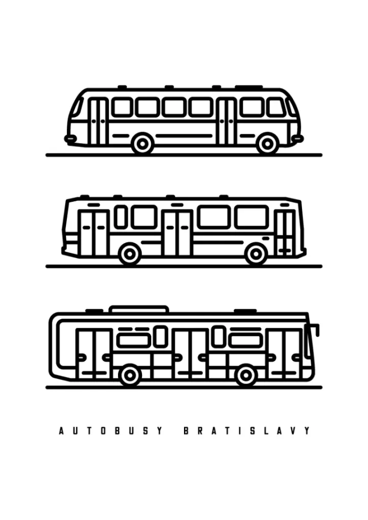 Buses / Public Transport Bratislava / Slovakia