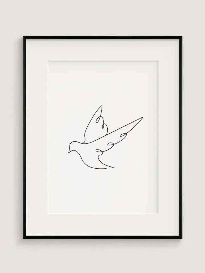 Minimalist Dove
