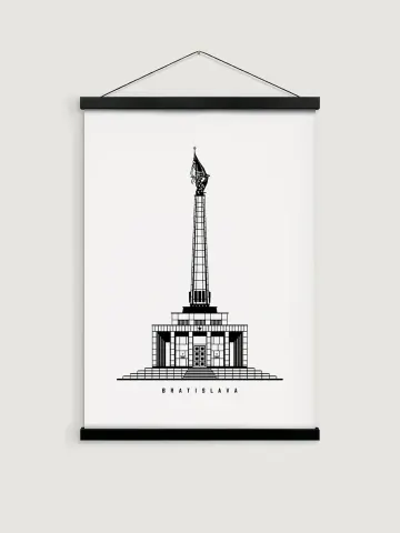 Poster Slavín A2 / Bratislava / Slovakia