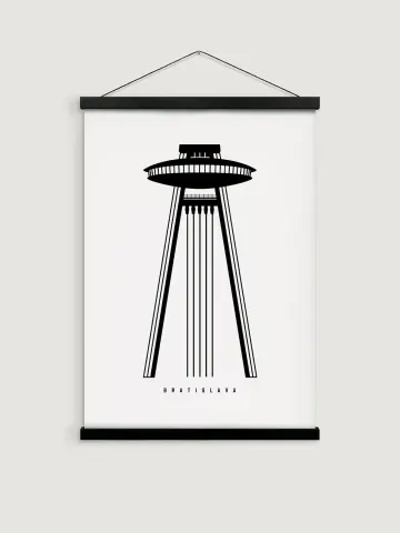 Poster Most SNP - UFO A2 / Bratislava / Slovakia